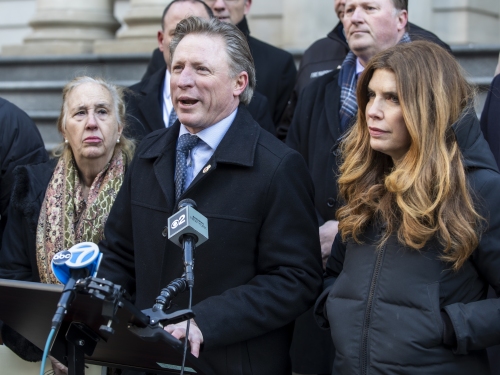 Jim Brosi, President of the Uniformed Fire Officers Association, Local 854.