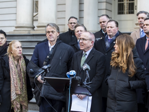 Andrew Carboy and Matthew McCauley, pro bono counsel for 911 Health Watch.