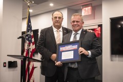 John Murphy receives award.