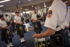 FDNY Bagpipes perform.