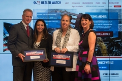 911 Health Watch Board member Suzy Ballantyne introduced Manhattan Borough President Gale Brewer and Elizabeth de Leon Bhargava, NYS Deputy Secretary in the Office of Governor Andrew M. Cuomo.